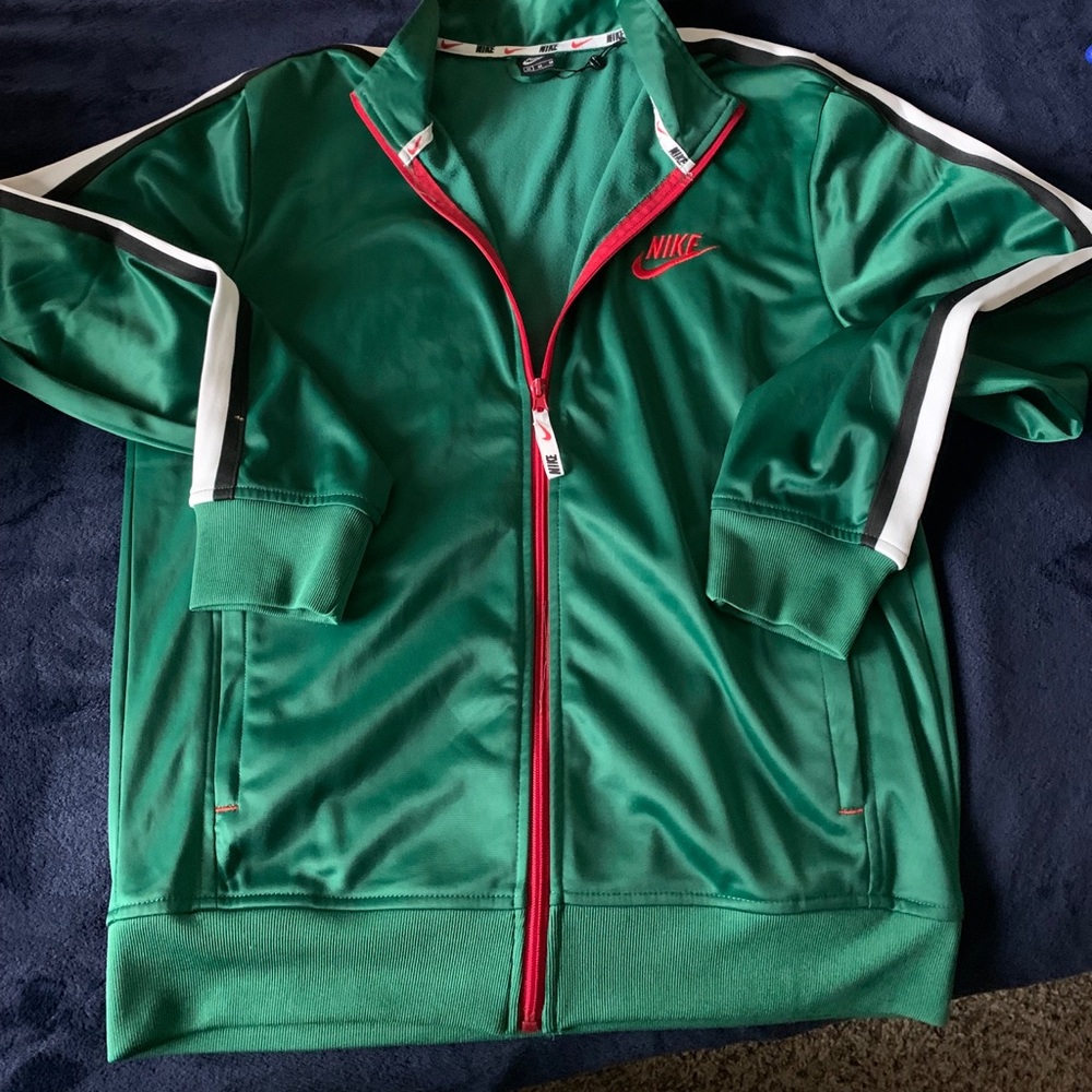 Silk green Nike jacket